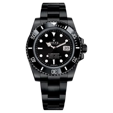 black edition rolex|rolex black submariner price.